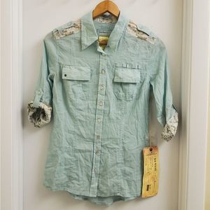 😍New with tags Rare  Vintage Da-Nang blouse size S